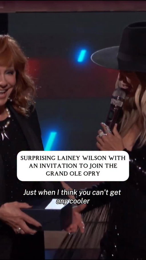 Getting ready for #TheVoice finale this week and reminiscing on one of my favorite @nbcthevoice moments over the years... getting to surprise my little #trailblazer @laineywilson with her invitation to join the @opry. Her reaction says it all!