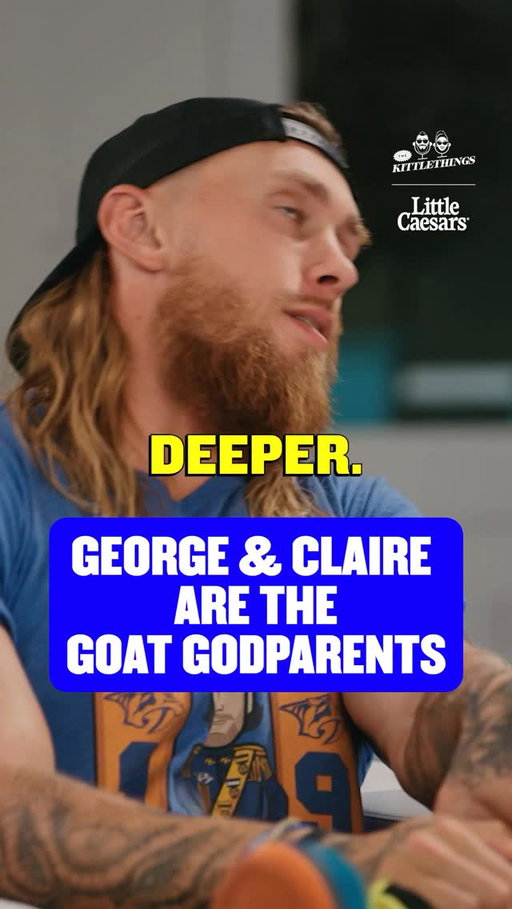 The Kittle’s are the world’s coolest godparents 🙌🏼 

Presented by @littlecaesars #ad