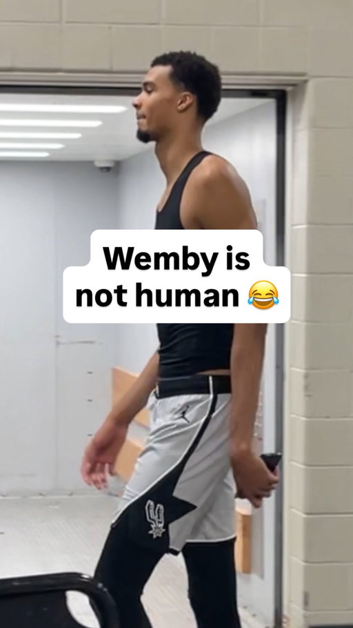 Victor Wembanyama is different… 😂

(via @tomerazarly)