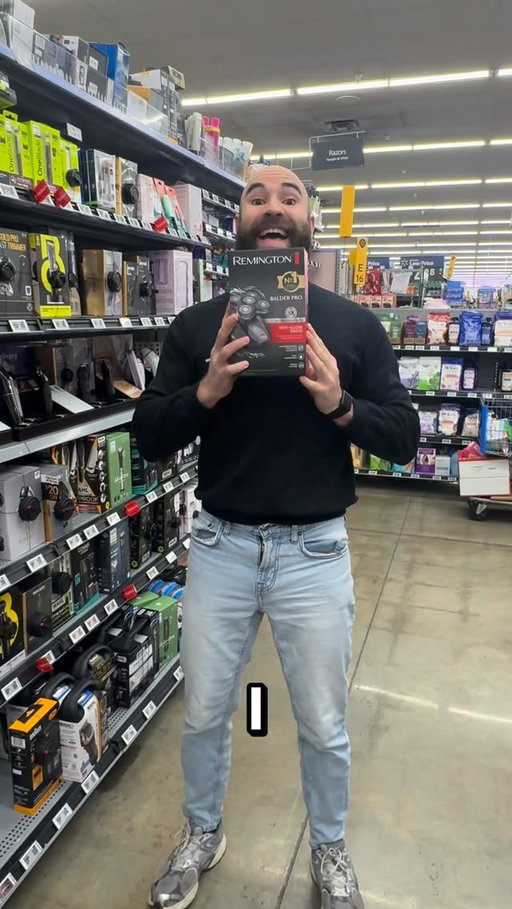 Trying out the Remington Balder Pro. Shop at Walmart or on Walmart.com #bald #shaving #headshave #remingtonbalder #ad @remington_us