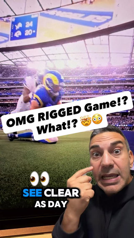 Ok NFL, we get it now! The fix is IN. Let’s all come clean and talk about the elephant in the room! 

It’s time they just admit that these games are manufactured. 

#nflnews #nflfootball #rams #snf