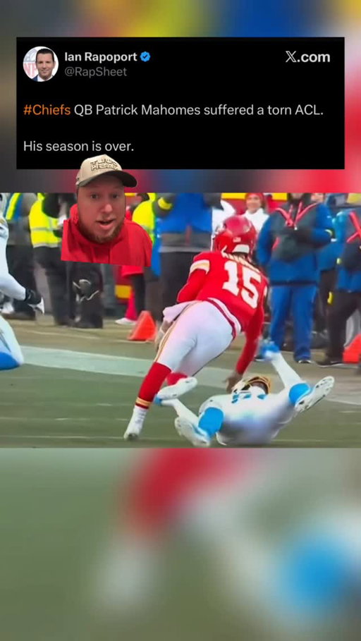 Was this hit dirty on Patrick Mahomes?? And does this prove how lucky the Chiefs as a franchise really has been? #NFL #Football #kansascitychiefs