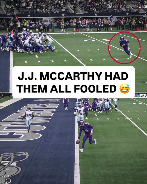 Even hit the Griddy too 😂

(via @vikings)