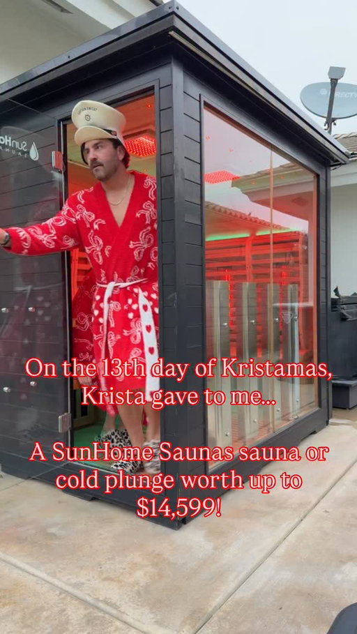 On the 13th day of Kristamas, Krista gave to me a SunHome Saunas sauna or cold plunge! This is just from US to YOU! All you gotta do is like this post + follow @sunhomesaunas + comment a ☀️ (each comment is an entry) + share this reel to your stories (we’ll ask for proof) and one of you will win ALL of this:
☀️SunHome Saunas sauna or cold plunge
(total value up to $14,599)
This ends on 12/27/25 and the winner will be announced on this post ONLY so please don’t engage with any fake accounts! ILYSM! Merry Kristamas!
Winner: @kendraeriksenhart
