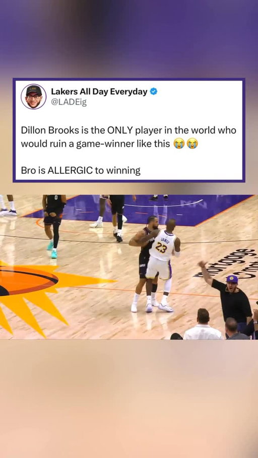 Dillon Brooks really sold his OWN game-winner 😭