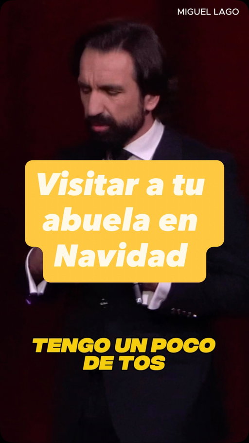 ¿Vas a visitar a tu abuela en Navidad estado acatarrado?