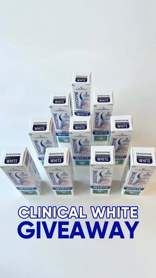 We’re dreaming of a (Clinical) White Christmas! 🦷🎄

We’re giving away a £100 of Sensodyne Clinical White toothpaste, that’s a years supply!

For your chance to win, simply follow these steps:
✔ Follow us on Instagram
✔ Share this post to your stories
✔ Tag a friend who makes your festive season brighter!

The giveaway closes at 11:59 PM on 21st December 2025, and the winner will be selected at random. No purchase is necessary.

One lucky winner will receive a year’s supply of the Sensodyne Clinical White toothpaste.

Full terms and conditions can be found via the link below and in our bio. Open to UK residents aged 18 and over.

Don’t miss out – enter now!
 
https://bit.ly/4lrKxG2
 
#OralCare #OralHealthCare #SensitiveTeeth #OralHygiene #Sensodyne #Toothpaste #ClinicalWhite