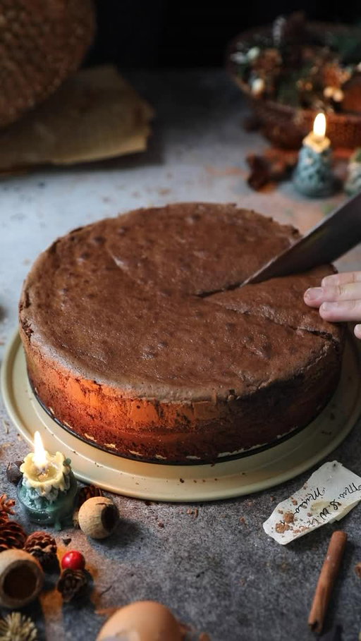 This molten chocolate cake is a rich, decadent treat that any chocolate fanatic will adore! The warm, gooey center is perfect when served with ice cream, and makes for a delicious holiday dessert ❤️

Molten Chocolate Cake

Ingredients
For the cake:
226g (2 sticks) salted butter
320g semisweet chocolate
1/2 cup cocoa powder
Pinch of salt
8 large eggs
1 1/2 cups granulated sugar, divided (or 2 cups, if you want it more sweet)
4 tbsp all-purpose flour

Pistachio cream (optional)*
 
Instructions
Preheat the oven to 350 degrees. Butter a 23cm (9-inch) round springform pan and line the base with parchment paper.

Cut the butter and chocolate into pieces and melt together in a bowl set over a pot of simmering water (bain marie), stirring every 30 seconds, until smooth. Once the mixture is smooth, sift in cocoa powder and salt and stir to combine. Set aside.

Separate the eggs, putting the whites into a large bowl of a stand mixer and the yolks into another medium bowl. Combine the egg yolks with 1 cup of sugar and whisk vigorously until the mixture becomes pale and fluffy. Set aside. 

Meanwhile, use a stand or handheld mixer to beat the egg whites, gradually adding the remaining sugar. Continue mixing until the egg whites have stiff, glossy peaks.

You should now have three bowls that need to be mixed together. First, pour the melted chocolate mixture into the egg yolks and stir gently until fully incorporated. Then, slowly add about a third of the egg whites into the chocolate mixture and gently fold. Add the remaining egg whites and continue folding gently until the entire mixture is combined and no streaks of egg white remain. Try to keep as much air in the batter as possible. 

Pour about 1/3 of the cake batter back into another bowl to set aside for later. Add 2 Tbsp of flour to the remaining 2/3 of the batter and mix well, still being careful to preserve the air in the mixture. 
 📌the rest is in the pinned comments
