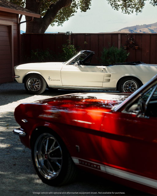 Francesca Fioresi’s garage is home to two classic ’60s Ford Mustang vehicles, with each pony reflecting a different side of her personality.

“It’s almost like they have two different purposes. If I want to get my revs up and feel the power, I take the red ’66 coupe. If it’s 7AM and I’m commuting to work, maybe I’ll jump in the white ’67 convertible.”