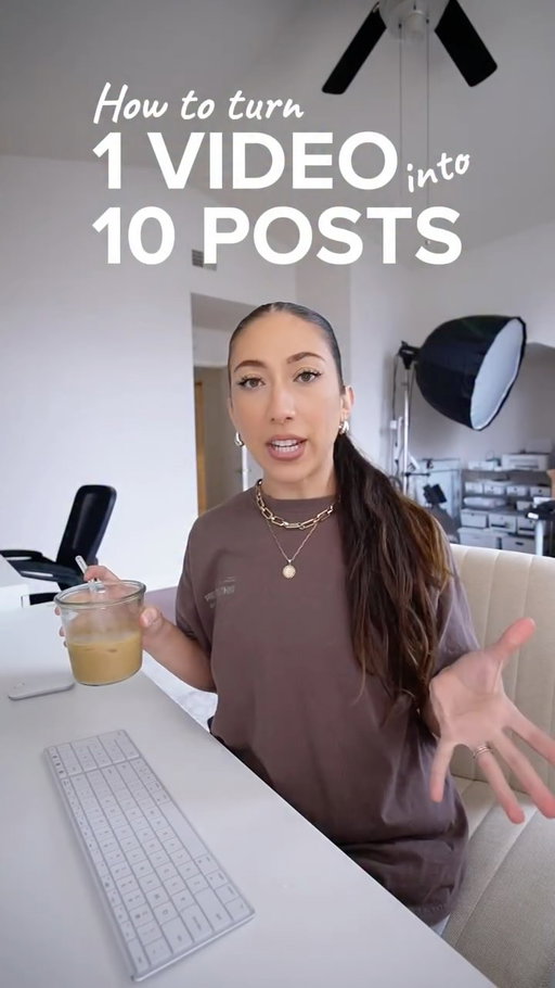 Wondering if you should really reuse the same footage for different posts?😅
 
The answer is YES. Absolutely yes.
 
The audience that sees your first post isn’t always the same audience that sees your second or third post! And if you’re stuck in “200-view jail,” this is one of the best ways to A/B test your hooks, voiceovers, and editing styles to figure out what works for your audience.🙌🏽
 
Here’s how to get even MORE out of the footage sitting in your camera roll 👇🏽
✅Mix up the format: short clips, voiceovers, bloopers, tutorials, text overlays, memes, all of it
✅Pull from both the finished edit and the raw B-roll
✅Work in multiple lengths (quick 7–10 second hits and longer storytelling posts)
✅Help you reach new viewers, re-engage your current audience, and show more of your personality
 
Do you already repurpose your content? Let me know your tips and tricks below!🧡