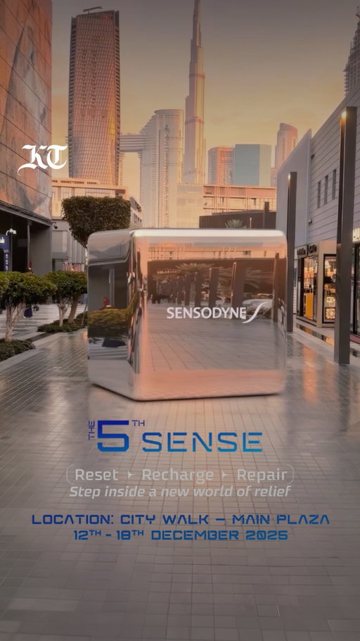 Reset all your 5 senses in an immersive, out-of-world, 4D VR Experience with Sensodyne's 5th Sense Pod

📍 City Walk Main Plaza, 🗓️ Dubai, 12-18 December.
Step Inside a new world of relief

👉 @sensodynegulf 

#SensodyneClinicalRepair #5thSense #KhaleejTines 

[Partner Content]