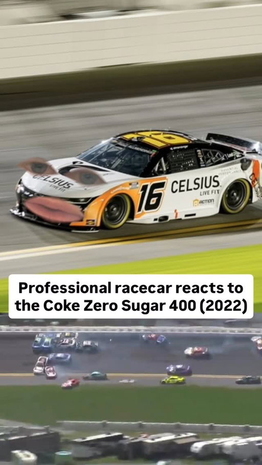 Professional racecar provides great insight. 🗣️