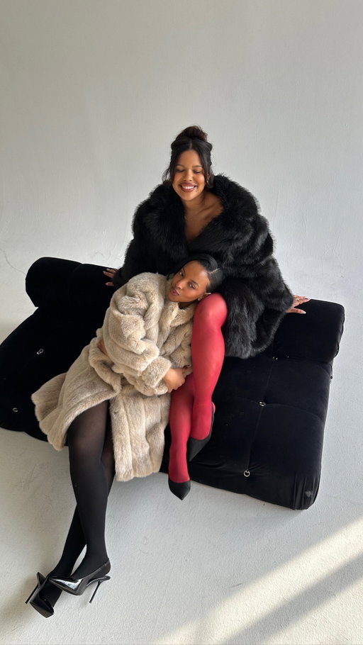 continuing our yearly tradition of doing a holiday shoot together and this is your sign to do one as well with your girlfriends <3✨