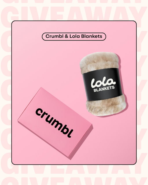 Your winter wishlist in a giveaway 🤎 Crumbl and Lola Blankets are teaming up to give THREE lucky winners a Large Carmel N’ Cream Lola Blanket and Crumbl 6-Pack! You’ll be cozying up with a blanket & cookies in no time ✨🍪

Here’s how to enter:
1️⃣ Follow @crumbl and @lolablankets
2️⃣ Like this post
3️⃣ Tag a friend (each tag = an extra entry!)

💫 BONUS: Share this post to your story for 5 extra entries!

This giveaway is open until Dec 18 at 11:59 pm. @crumbl will announce and DM the winners on Friday, Dec 19. Good luck! 🫶 #Crumbl

This giveaway is in no way sponsored, endorsed, administered by, or associated with Instagram.