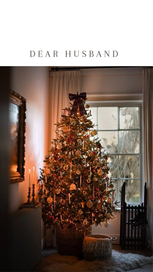 His membership to marital bliss has been renewed for another year, what more could he want right 😂😂

#christmas #marriagehumor #nostalgicchristmas #christmastree #englishcountryhome