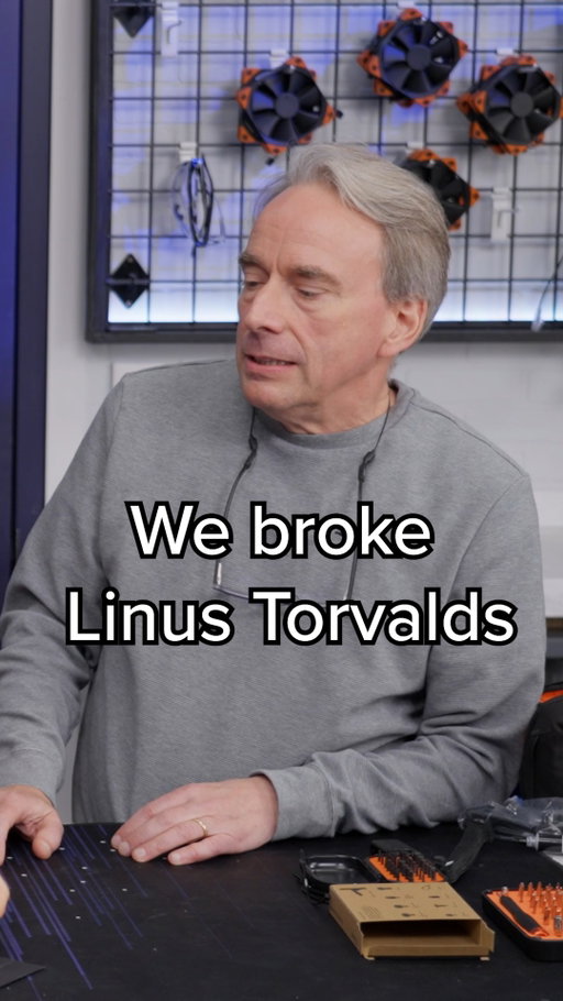 Breaking Linus Torvalds on video