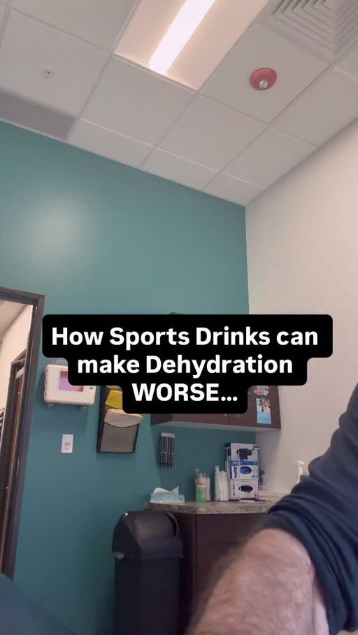 How Sports Drinks can make dehydration WORSE in a young child …

#pediatrician #pediatrics #dehydration