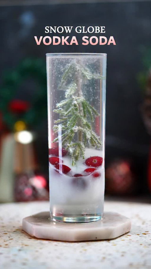 ✨ Comment “BOOK” and get an additional 20% OFF - on top of the already 50% OFF launch pricec for my exclusive 246-recipe Cocktail Book! 📚🍸🔥 

🎄 If you love this Christmas recipe, comment CHRISTMAS and I’ll send you 40 of the BEST Christmas cocktails! 🍸✨

Grab your copy before the promotion ends! ⏳🔥 

Snow Globe Vodka Soda! ❄️
Another way to make your drink more exciting! ✨
You can even add champagne 🥂 or build any cocktail this way!

Recipe:
• 2 oz water 💧
• 1 oz cream of coconut 🥥
• Cranberry & rosemary freeze ❄️🌿
• 2 oz vodka 🍸
• 3 oz club soda 🫧

Perfect for winter vibes and holiday drinks 🎄❄️✨

#ChristmasCocktail #HolidayCheers #ChristmasSpirit #CocktailTime #Mixology #CheersToTheHolidays #FestiveDrinks #DrinkUp #HolidayRecipes #MerryMartini #ChristmasDelights #cocktail #bar #bartender #bartenderlife #cocktailsrecipe