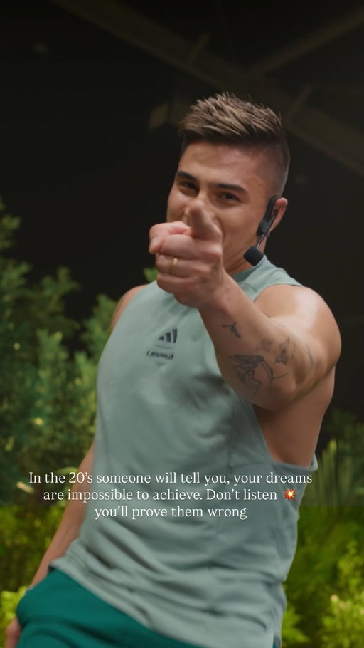 You will hear it many times and you’ll prove them wrong.

I was too young, was meant to study something else, I wasn’t supposed to have any future, it was JUST a dream… I did it anyway 😉 
#adidastraining #createdwithadidas #adidaslesmills @lesmills @adidas