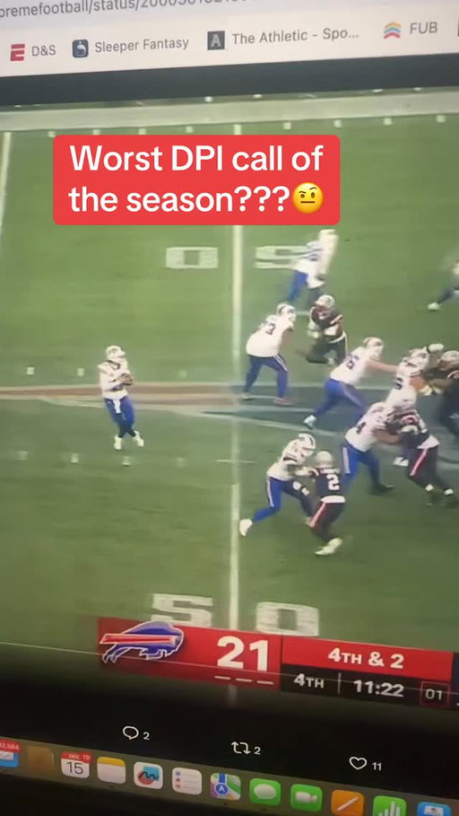 I hate complaints about refs but cornerbacks deserve justice #newenglandpatriots #buffalobills #marcusjones