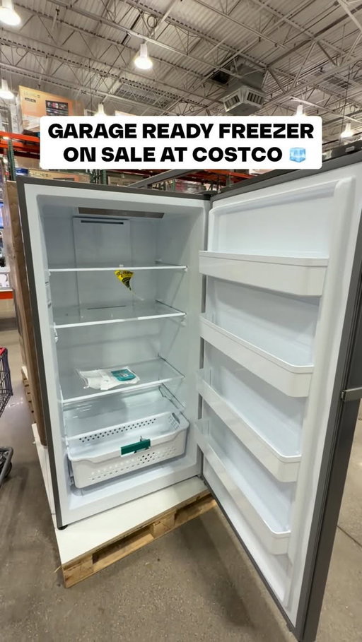 💡 This Hisense garage-ready upright freezer is at Costco and it’s one of those BIG, practical upgrades that just makes life easier 🙌❄️ Marked down right now, it’s a great time to grab extra freezer space for bulk groceries, meal prep, or overflow when your main freezer is officially full. Designed for garage temps, no-frost, and super roomy…such a solid Costco find. $499.99 through 12/21 #costco #homefinds