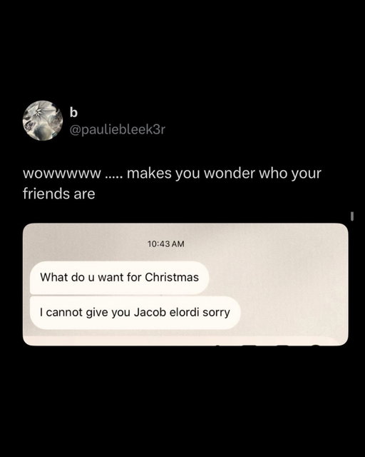 The betrayal
(Twitter: pauliebleek3r)