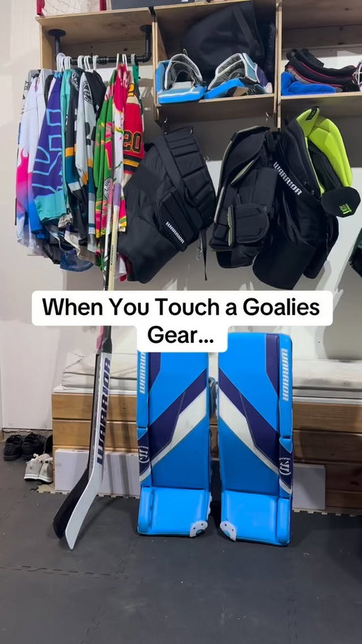 What happens when you touch a goalies gear…
-
#hockeygoalie #hockey
