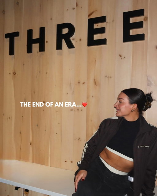 The end of an era. 

It’s very bittersweet to share that my last class at @studiothree will be Monday January 12th 5:25pm HiDef 60 at Fulton Market.

I’ve thought long and hard about when this chapter would close and in this stage of my life and career it feels right, if I’m being completely honest with y’all I’m tired of being tired and I need space and reprieve in my schedule to focus on my business and building the future with my husband. This will be the first time in years I’ll be subtracting without adding and I’m really proud of that. 

To my S3 community I simply cannot thank you all enough — the way you’ve shown up for me AND yourselves over these past 6.5 years brings tears to my eyes. Y’all are fucking athletic warriors who have embraced and loved my crazy ass week over week and I’ll simply never ever let go of that bond we’ve all held for so many years. 

This job and this community has held me so tight through some of my most transformational years and has significantly impacted the woman I am today — I think back to the little girl that got hired in 2019 who left her corporate career, went to Italy for 27 days with a suitcase, serious belief in her future and some big ass dreams. I am certain that she is in complete and utter awe of how far she’s come. 

I expect to see ALL of my students try their best to get into one of my classes between now and January 12th — let’s make these final times on the mic at S3 one hell of a ride. 

Until then, let’s f*cking go! 😘