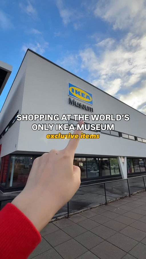 SHOPPING AT THE WORLD’S ONLY IKEA MUSEUM! @ikeamuseum 

This store sells limited edition IKEA products you can only get there. The IKEA Museum is located in Älmhult, Sweden. It  reminds me of an IKEA campus as there is a museum, store, hotel, food lab, and more, all in consolidated in one area. 

#ikea #ikeamuseum #almhult