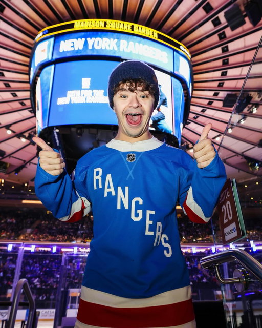 Rinkside at The Garden 🤩