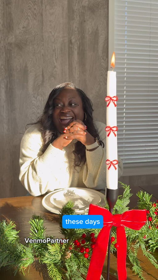 Setting the table AND the boundaries this holiday season 🍽️ Yes to gratitude and good vibes. No to topics that ruin appetites. And here’s to enjoying the ride, literally. Get 5 months of @uber One FREE when you sign up with @venmo Terms apply. #VenmoPartner #CorporateLife #9to5Life