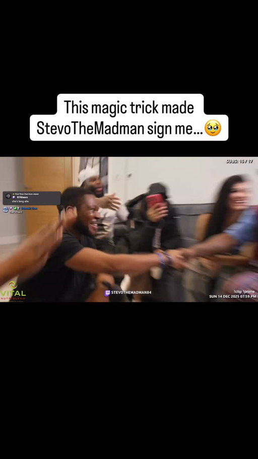 @stevothemadman I’m ready for duty sir…

#magictrick #magic #twitchstream #signed
