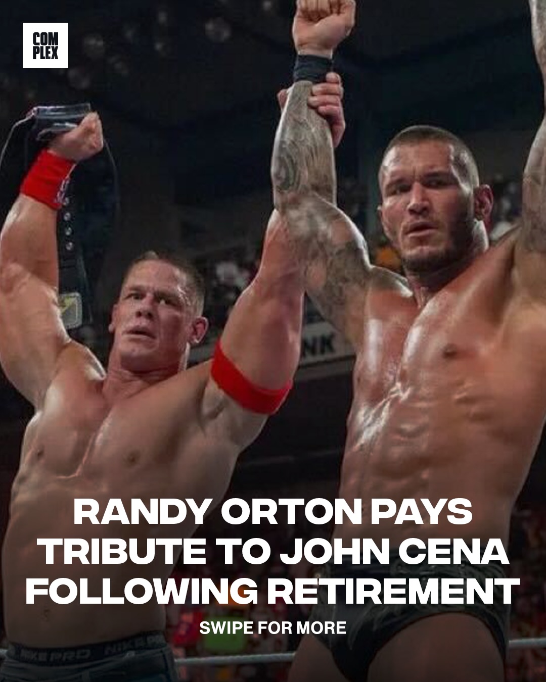 Randy Orton with a tribute to his longtime rival John Cena ❤️🫡

“Thanks for being so good to my family over the years and thanks for making the lockeroom a better place. Take care John, and I’ll see ya around.”