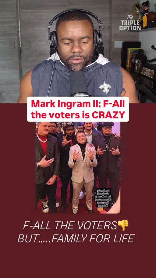 Mark Ingram had some (clears throat) things to say about Diego Pavia.

@markingramll @rob.stone5 @urbanmeyercoach