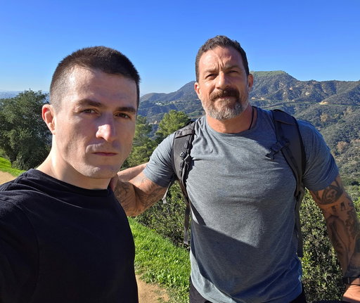 Long hike in LA hills with @hubermanlab, one of my favorite humans (& best friends) on Earth.

I enjoy hikes where you can be in nature and still, at some high-elevation points, see the city in the distance below. In those moments, it all seems so surreal. How did we clever humans build all of that? We went from hunter-gatherers to a civilization that can space travel and has a chance to colonize other planets and reach out toward the stars 🤯