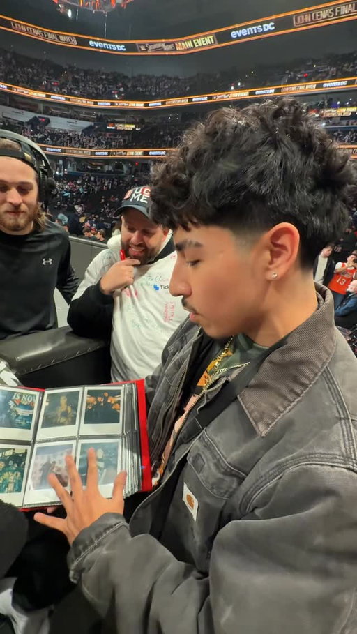 Did I give the Polaroid album to John Cena @johncena @civilregime @wwe @wwe_on_netflix @tripleh @polaroid @tkogrp @haroontwins @wweespanol @paulheyman @njsamps #johncena #wwe #polaroid #retirement