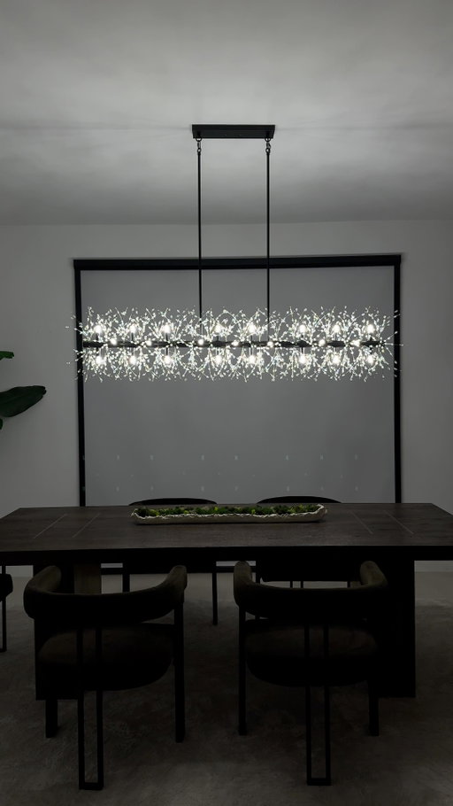 little miss do it all 🤭 loving this new chandelier from @wayfair in my dining room. I installed the new fixture and the dimmer switch too and it really brought the space together. check my home highlights for the link. #wayfaircreator 

Music by: @theplainestzack