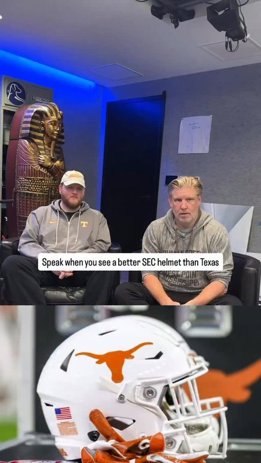 Speak when you see a better SEC helmet than the Texas Longhorns.