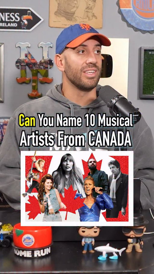 Name 10 Musical Artists From CANADA! Can You?