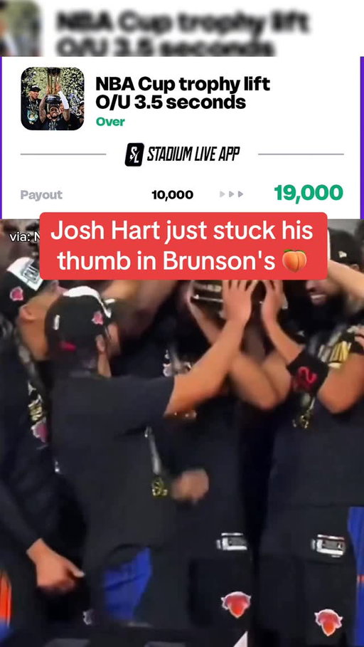 Josh Hart just stuck his thumb in Jalen Brunson 😭

Predict on sh*t you won't find anywhere else only on Stadium Live📲