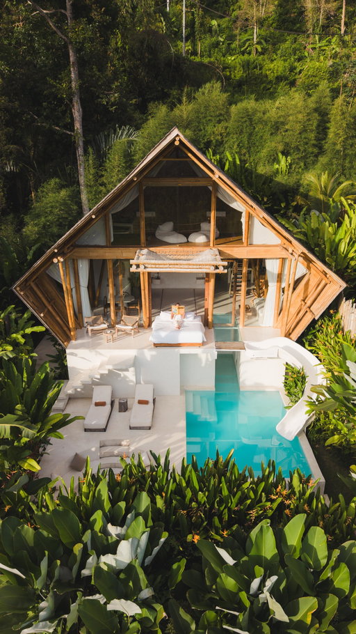 Who else needs a morning like this? 🌴☀️
📍 Santai House @numabali__ 

Turns out all we needed was a weekend in a place like this, where you don’t even have to leave your bed to enjoy the views 🌿

Save this reel for your bucketlist trip to Bali & follow @tripseatravellers for more unique stays ✨

#bali #bamboohouse #uniquehotels #numabali #luxuryhotels