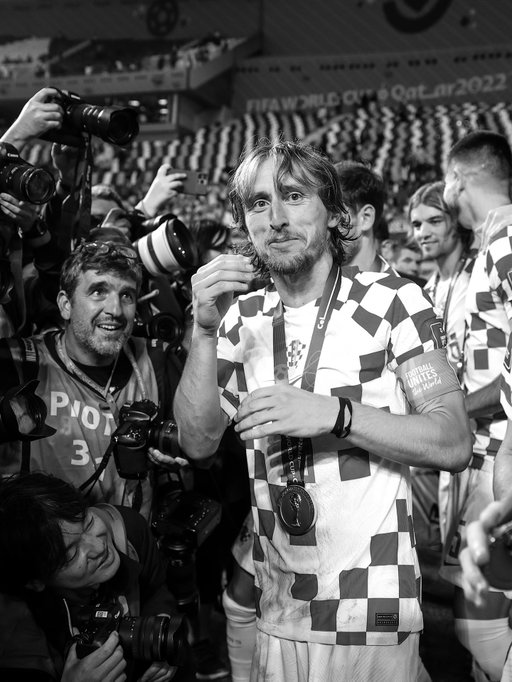 Three years ago today, Croatia claimed bronze at #Qatar2022! 🇭🇷🥉

Timeless Luka ⚫️⚪️ 

#FIFAWorldCup