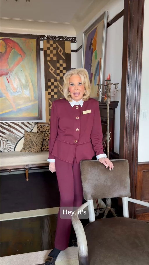 Concierge by title. Icon by nature. Suebelle's outfit of the day is as timeless as her.