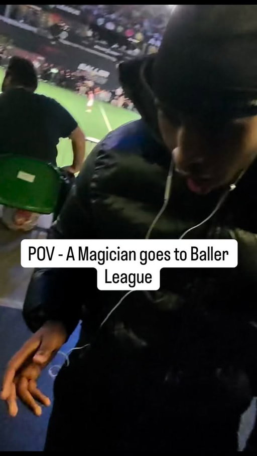 You might see some Faces you know…😉

#pov #magician #magictrick #ballerleague