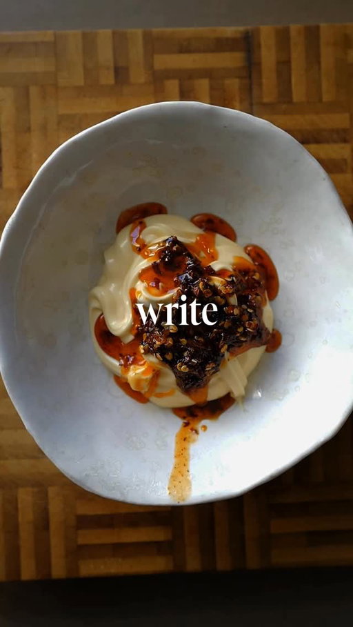 Maybe writing is just the art of salvaging small, nameable things from a world too large to hold at once, so that one day we can recognise ourselves in what we saved.

“A man cannot step into the same river twice, because it is not the same river, and he is not same man.” - Heraclitus

#writing #foodforthought #cooking #storytelling #homecooking