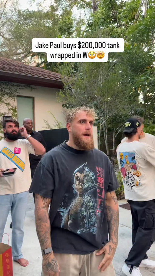 I guess the Ferrari wasn’t enough… How much is Jake Paul worth???