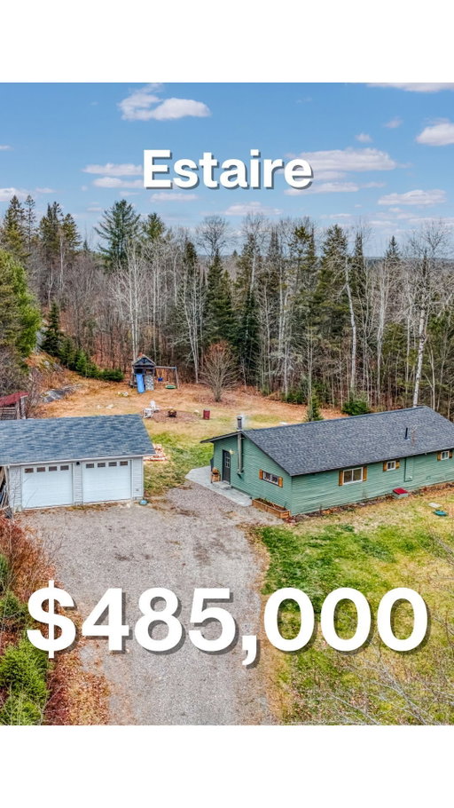 🚨NOT ON MARKET🚨 PRIVATE COUNTRY HOME IN ESTAIRE 😍

📍210 Secord Rd, Estaire
🏷️$485,000
🛏️3 Bedrooms
🛁1 Bathroom
⁣
⏩ Here's your chance to secure an off-market deal in Estaire! This country home has been fully updated, and with no neighbours in sight, you'll have all the privacy you could ever want!

📲 Like what you see? Send me a message to book your private showing today!
⁣
📧 tristan@lakecityrealty.ca⁣
☎️ (705) 920-6109⁣
⁣
#sudburyhomesforsale #sudburyrealtor