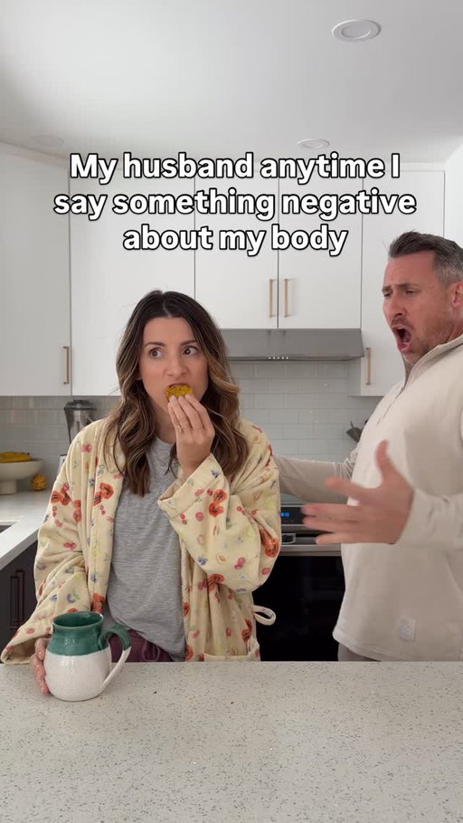 Two kids later and he’s still my loudest cheerleader 🥹💛 

#bodypositivity #momlife #husbandwifecomedy