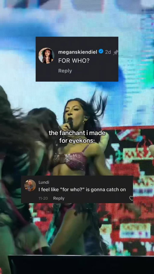 LAST ONE but love seeing eyekons do my whole fanchant, have megan notice, and lara uno reverse it 😭 

•
•
•
•
katseye, katseye toronto, katseye gnarly, katseye tour, beautiful chaos tour, katseye lara, eyekon

#katseye #katseye_gnarly #katseye_lara #lararaj #eyekon #katseyetoronto #katseyetour