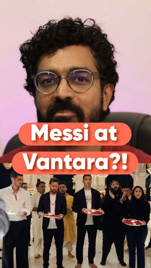 Only Ambanis can turn the 🐐 into pure veg 👀

#instafunny #azeembanatwalla #standupcomedy #newscomedy #comedy #messi #goat